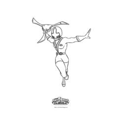 Раскраска: Могучие Рейнджеры (Супер герой) #50057 - Бесплатные раскраски для печати
