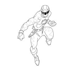 Раскраска: Могучие Рейнджеры (Супер герой) #50063 - Бесплатные раскраски для печати