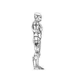 Раскраска: Робокоп (Супер герой) #71338 - Раскраски для печати
