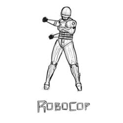 Раскраска: Робокоп (Супер герой) #71367 - Раскраски для печати