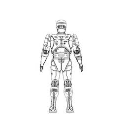 Раскраска: Робокоп (Супер герой) #71402 - Раскраски для печати