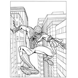 Раскраска: человек-паук (Супер герой) #78663 - Раскраски для печати