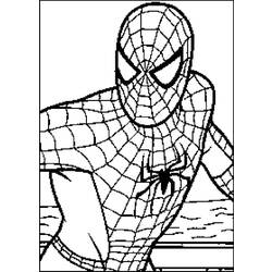 Раскраска: человек-паук (Супер герой) #78675 - Раскраски для печати
