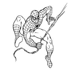 Раскраска: человек-паук (Супер герой) #78688 - Раскраски для печати