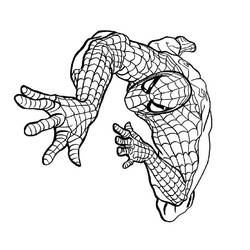 Раскраска: человек-паук (Супер герой) #78701 - Раскраски для печати