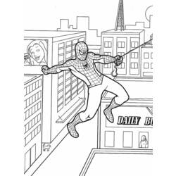Раскраска: человек-паук (Супер герой) #78747 - Бесплатные раскраски для печати