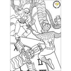 Раскраска: человек-паук (Супер герой) #78765 - Бесплатные раскраски для печати