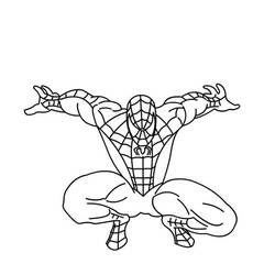 Раскраска: человек-паук (Супер герой) #78769 - Бесплатные раскраски для печати
