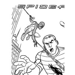 Раскраска: человек-паук (Супер герой) #78778 - Бесплатные раскраски для печати