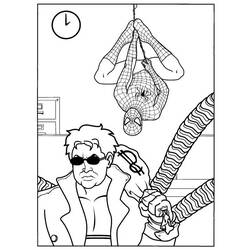 Раскраска: человек-паук (Супер герой) #78779 - Бесплатные раскраски для печати