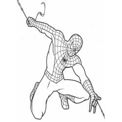 Раскраска: человек-паук (Супер герой) #78788 - Бесплатные раскраски для печати