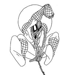 Раскраска: человек-паук (Супер герой) #78791 - Бесплатные раскраски для печати