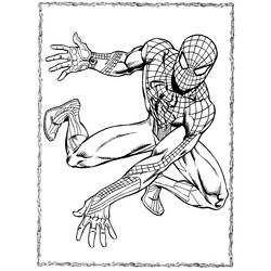 Раскраска: человек-паук (Супер герой) #78804 - Бесплатные раскраски для печати