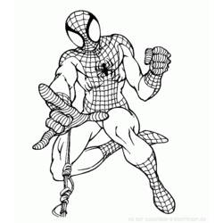 Раскраска: человек-паук (Супер герой) #78824 - Раскраски для печати