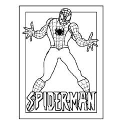 Раскраска: человек-паук (Супер герой) #78863 - Бесплатные раскраски для печати