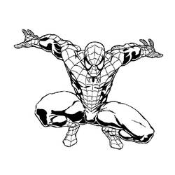 Раскраска: человек-паук (Супер герой) #78899 - Бесплатные раскраски для печати