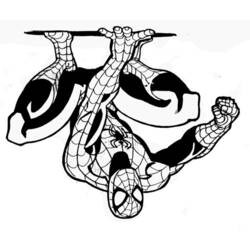 Раскраска: человек-паук (Супер герой) #78950 - Бесплатные раскраски для печати