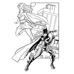 Раскраска: Supergirl (Супер герой) #83939 - Раскраски для печати