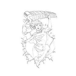 Раскраска: Supergirl (Супер герой) #83941 - Раскраски для печати