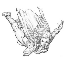 Раскраска: Supergirl (Супер герой) #83948 - Раскраски для печати