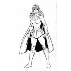 Раскраска: Supergirl (Супер герой) #83950 - Раскраски для печати
