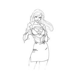 Раскраска: Supergirl (Супер герой) #83954 - Раскраски для печати