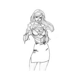 Раскраска: Supergirl (Супер герой) #83955 - Раскраски для печати