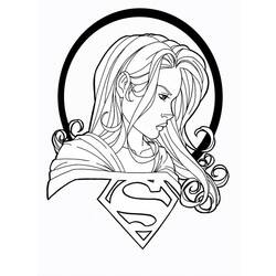 Раскраска: Supergirl (Супер герой) #83956 - Раскраски для печати