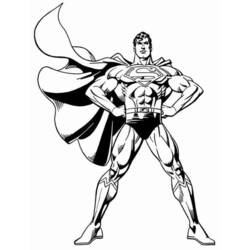 Раскраска: сверхчеловек (Супер герой) #83613 - Раскраски для печати