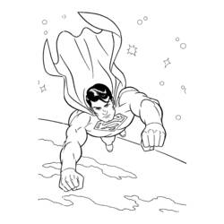 Раскраска: сверхчеловек (Супер герой) #83614 - Бесплатные раскраски для печати