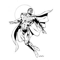 Раскраска: сверхчеловек (Супер герой) #83615 - Раскраски для печати