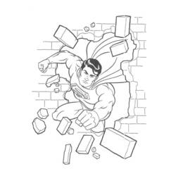 Раскраска: сверхчеловек (Супер герой) #83616 - Бесплатные раскраски для печати