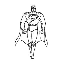 Раскраска: сверхчеловек (Супер герой) #83619 - Раскраски для печати