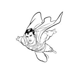 Раскраска: сверхчеловек (Супер герой) #83637 - Бесплатные раскраски для печати