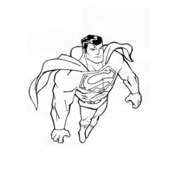 Раскраска: сверхчеловек (Супер герой) #83639 - Раскраски для печати