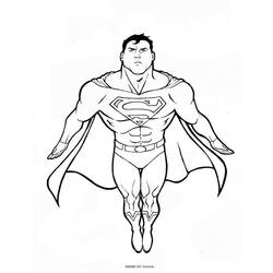 Раскраска: сверхчеловек (Супер герой) #83655 - Раскраски для печати