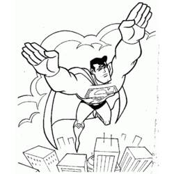 Раскраска: сверхчеловек (Супер герой) #83664 - Бесплатные раскраски для печати