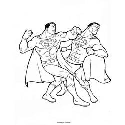 Раскраска: сверхчеловек (Супер герой) #83670 - Бесплатные раскраски для печати