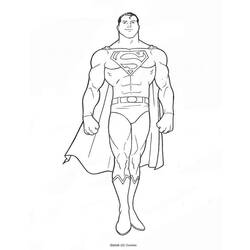 Раскраска: сверхчеловек (Супер герой) #83685 - Раскраски для печати