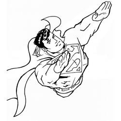 Раскраска: сверхчеловек (Супер герой) #83717 - Бесплатные раскраски для печати