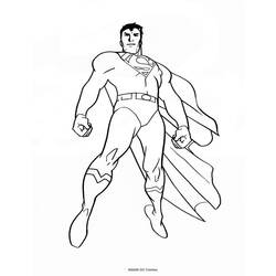 Раскраска: сверхчеловек (Супер герой) #83739 - Раскраски для печати