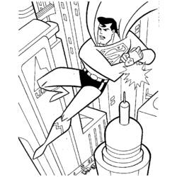 Раскраска: сверхчеловек (Супер герой) #83758 - Бесплатные раскраски для печати