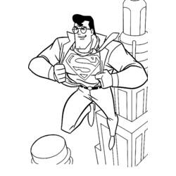 Раскраска: сверхчеловек (Супер герой) #83764 - Бесплатные раскраски для печати