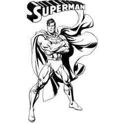 Раскраска: сверхчеловек (Супер герой) #83781 - Раскраски для печати