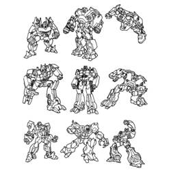 Раскраска: трансформеры (Супер герой) #75083 - Бесплатные раскраски для печати