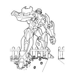 Раскраска: трансформеры (Супер герой) #75090 - Бесплатные раскраски для печати