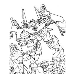 Раскраска: трансформеры (Супер герой) #75093 - Бесплатные раскраски для печати