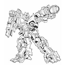 Раскраска: трансформеры (Супер герой) #75106 - Бесплатные раскраски для печати
