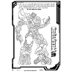 Раскраска: трансформеры (Супер герой) #75158 - Раскраски для печати