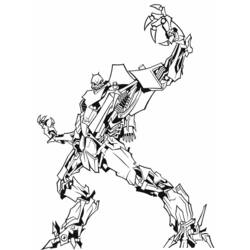 Раскраска: трансформеры (Супер герой) #75195 - Бесплатные раскраски для печати